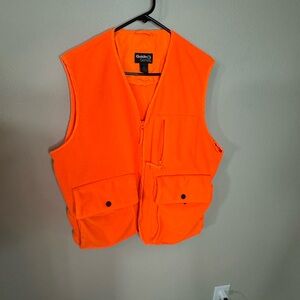 Guide Series Blaze Orange Fleece Utility Vest Men’s Medium